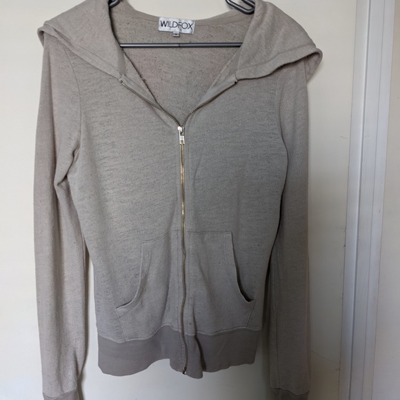 Wildfox grey hoodie size small made in USA - Picture 1 of 4